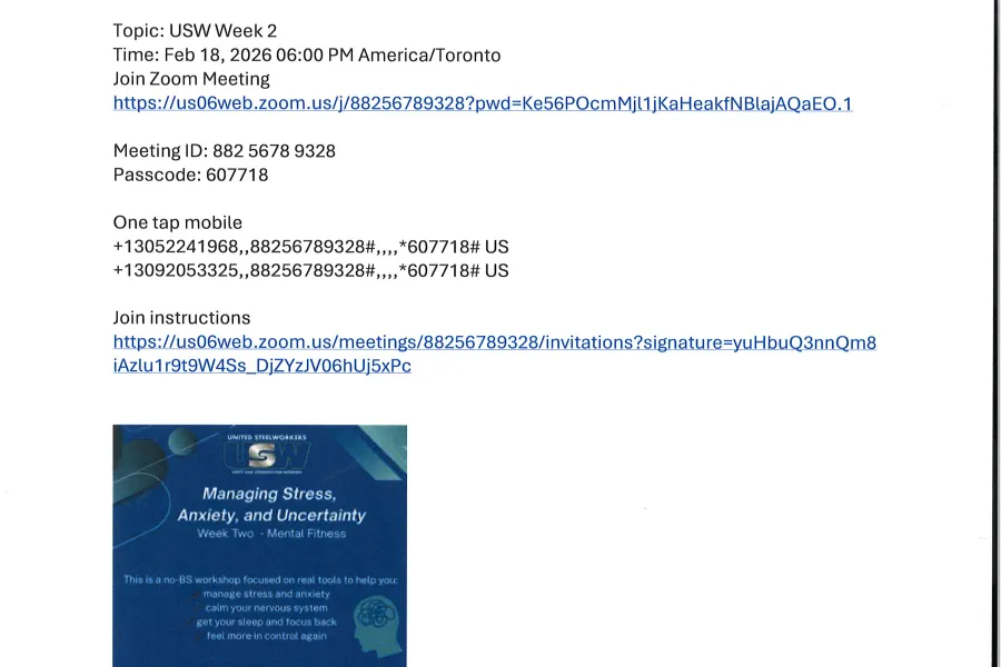 Week 2 - Support Group