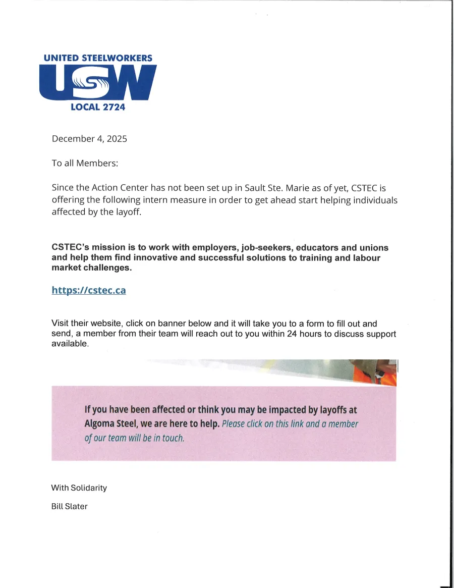 Message from President