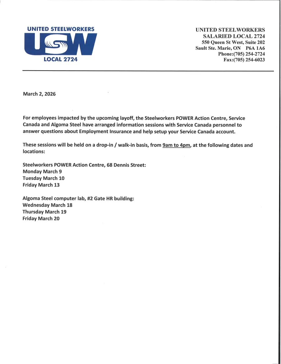 Employment Insurance Information Sessions