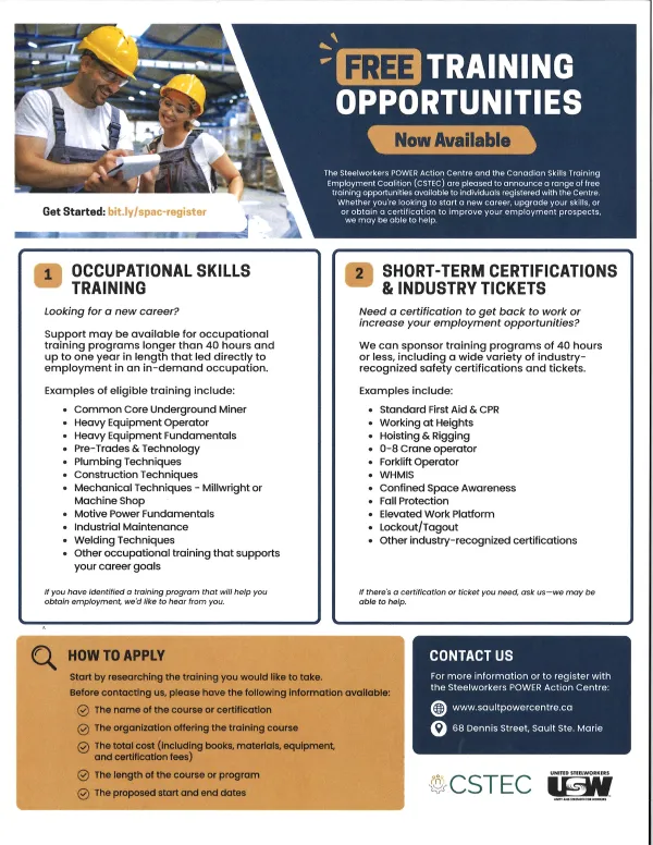 CSTEC - Free Training Opportunities